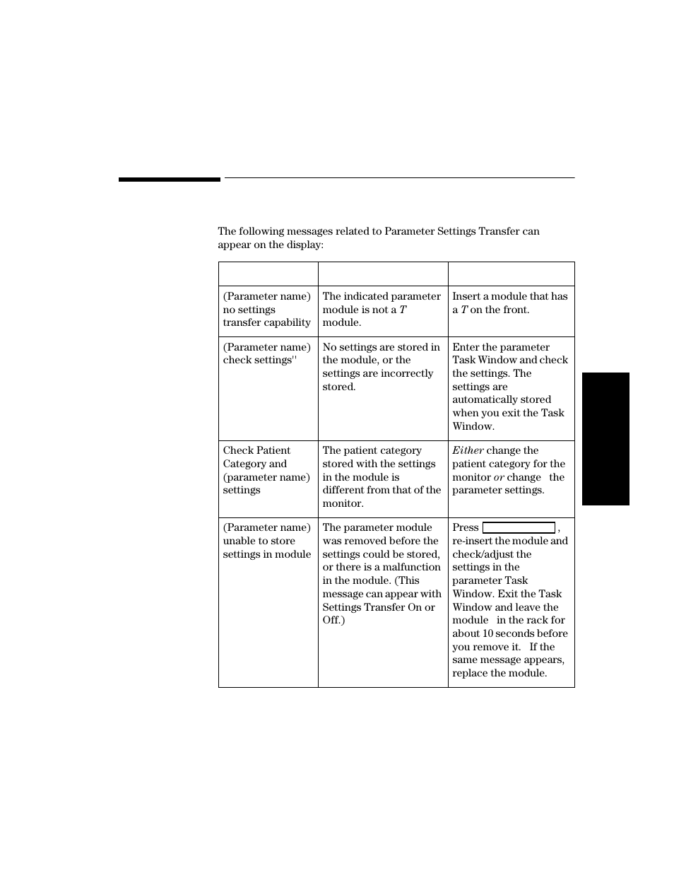 Parameter settings transfer messages, Parameter settings transfer messages -63 | Philips V24CT User Manual | Page 137 / 392