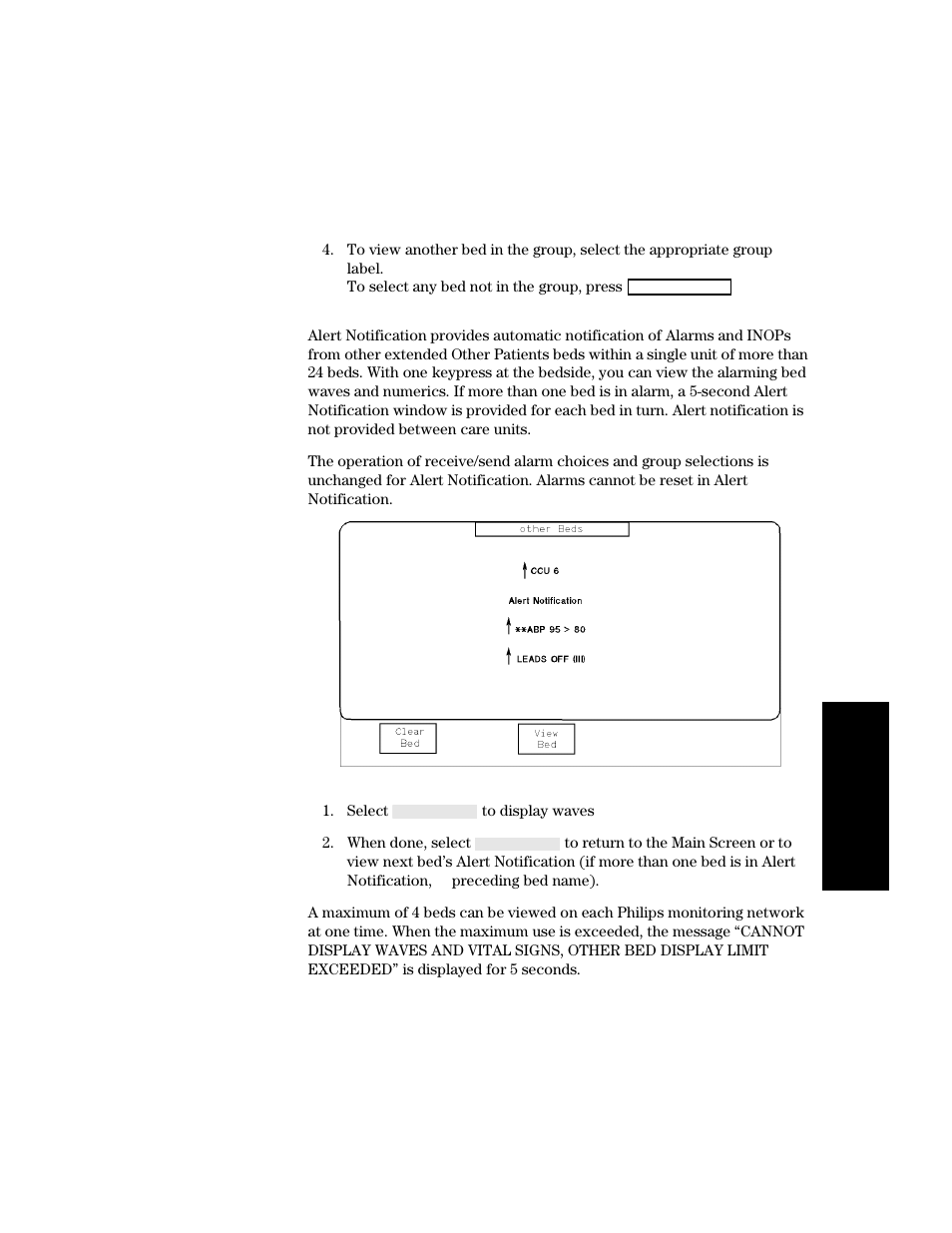 Alert notification, Alert notification -17 | Philips V24CT User Manual | Page 155 / 392