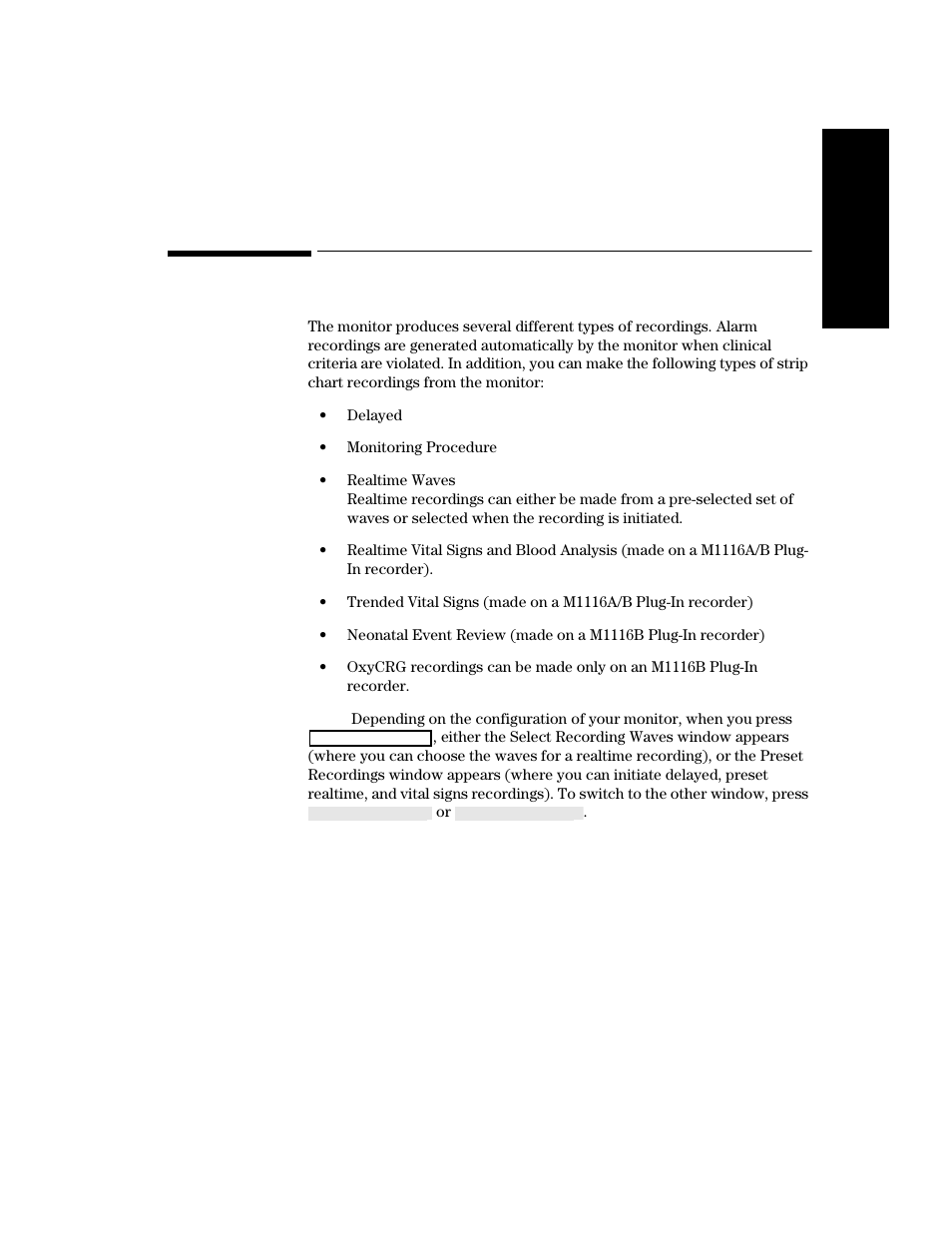 Types of recordings, Types of recordings -7 | Philips V24CT User Manual | Page 179 / 392