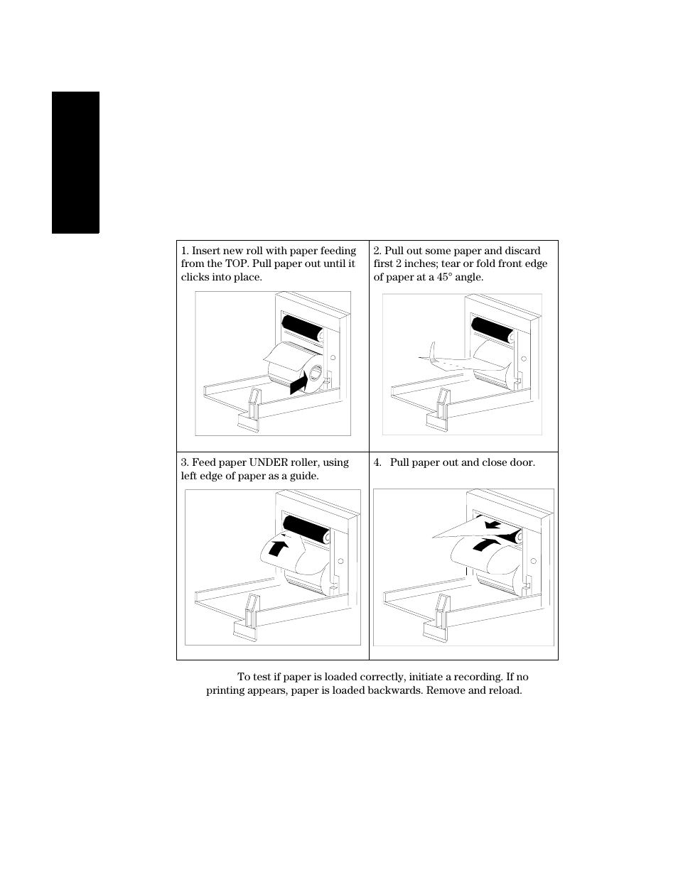 To replace paper in the plug-in recorder, To replace paper in the plug-in recorder -50 | Philips V24CT User Manual | Page 222 / 392