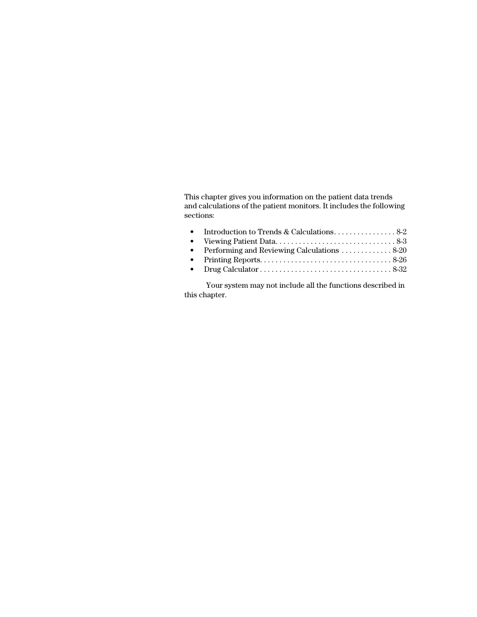 Trends and calculations, 8trends and calculations | Philips V24CT User Manual | Page 239 / 392