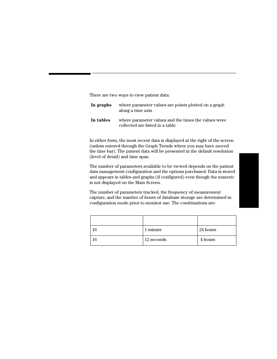 Viewing patient data, Viewing patient data -3 | Philips V24CT User Manual | Page 241 / 392