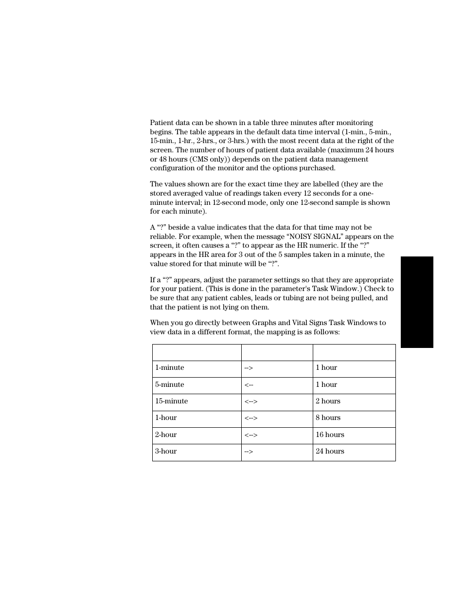 Viewing vital signs, Viewing vital signs -9 | Philips V24CT User Manual | Page 247 / 392