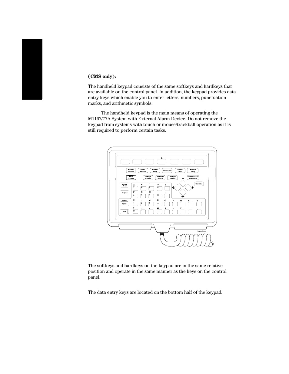 The handheld keypad, The handheld keypad -10 | Philips V24CT User Manual | Page 32 / 392