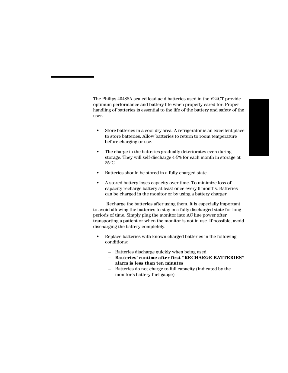 Battery care and maintenance, Storage, Battery care and maintenance -9 | Storage -9 | Philips V24CT User Manual | Page 363 / 392