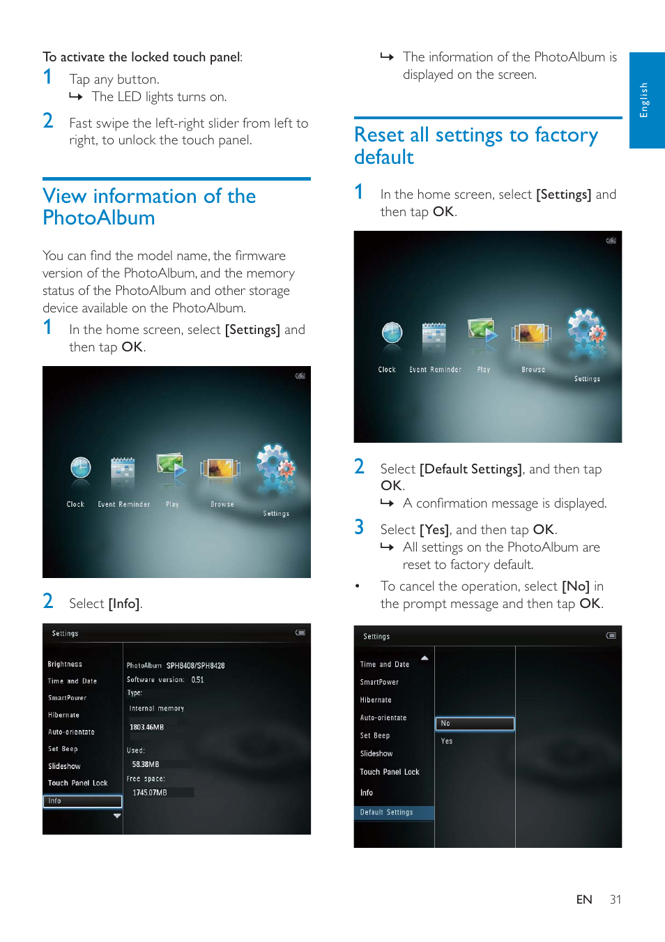 Philips SPH8408 User Manual | Page 30 / 37