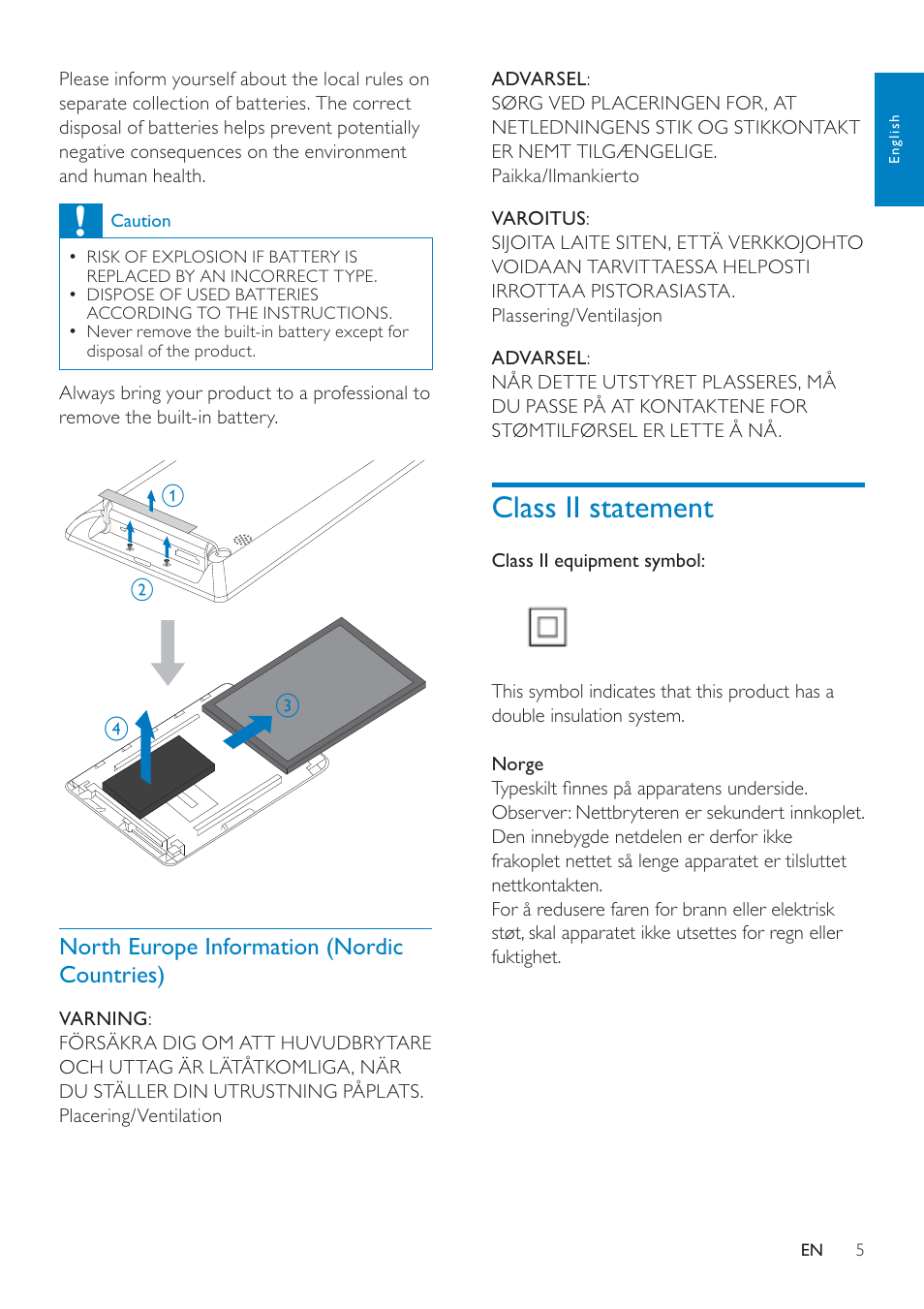 Philips SPH8408 User Manual | Page 4 / 37