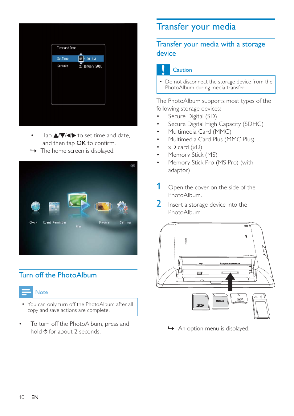 Philips SPH8408 User Manual | Page 9 / 37