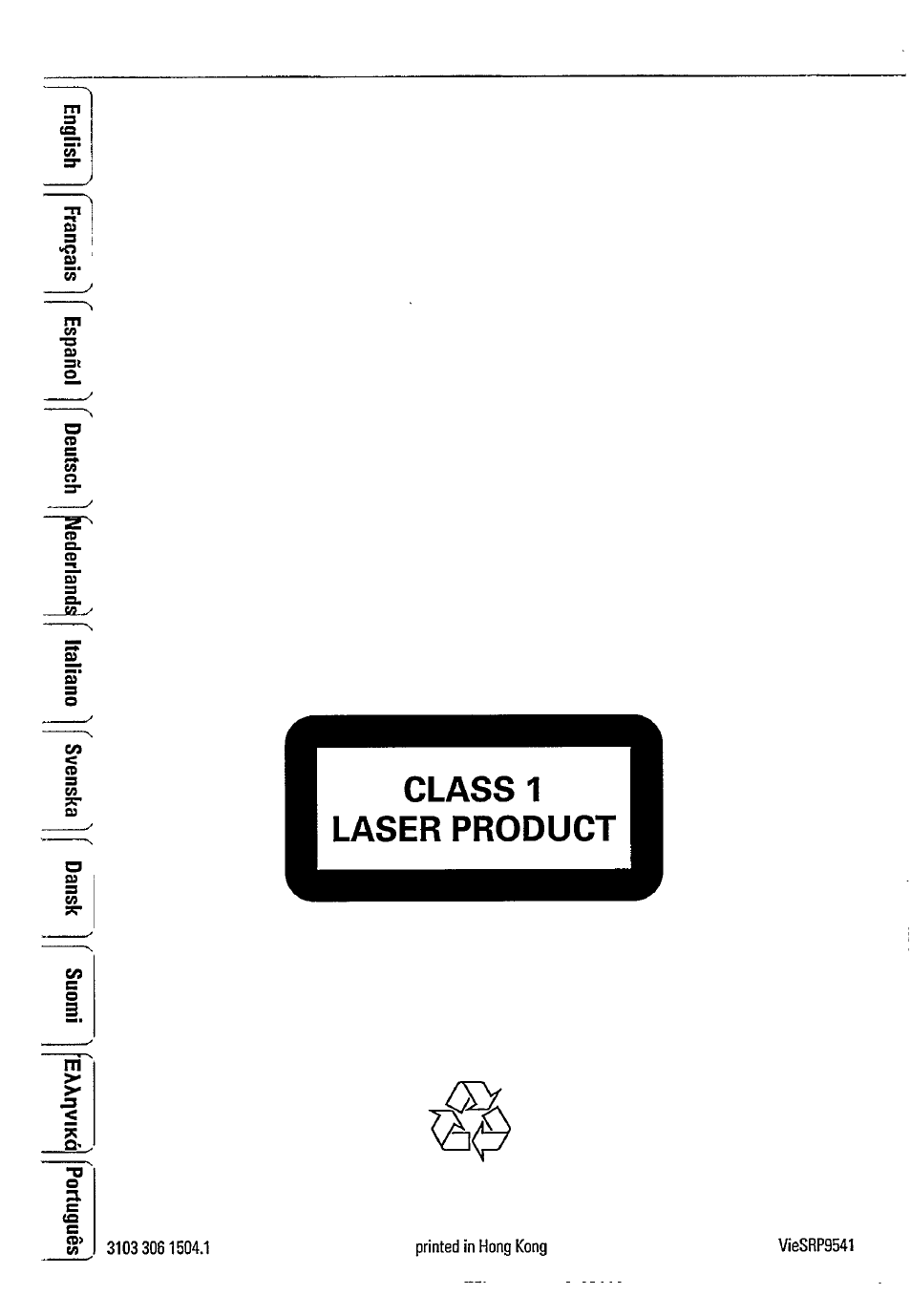 Philips AZ8061 User Manual | Page 16 / 16