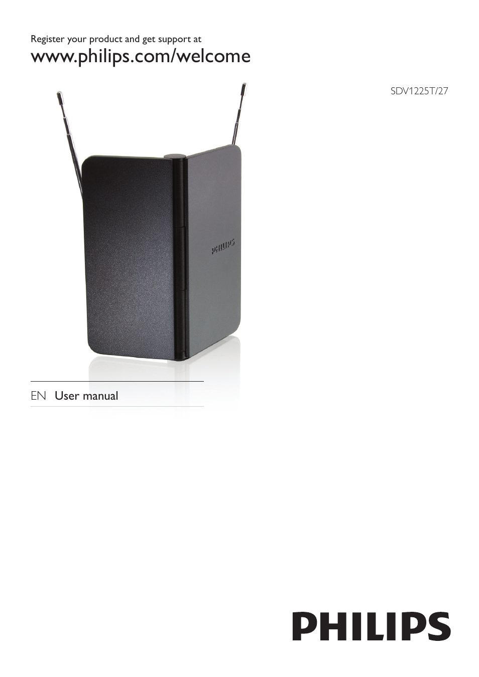 Philips SDV1225T/27 User Manual | 12 pages