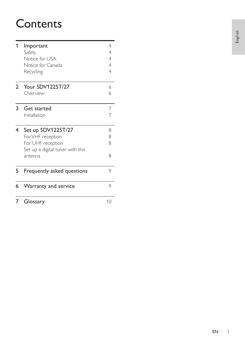 Philips SDV1225T/27 User Manual | Page 3 / 12