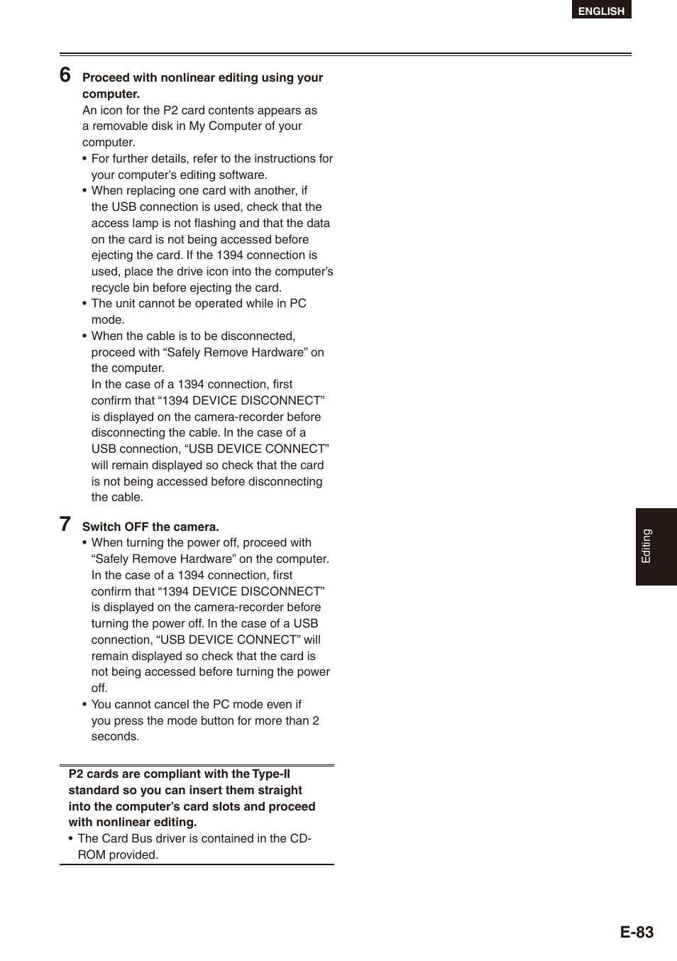 E-83 | Philips SD AG-HPX171E User Manual | Page 83 / 131