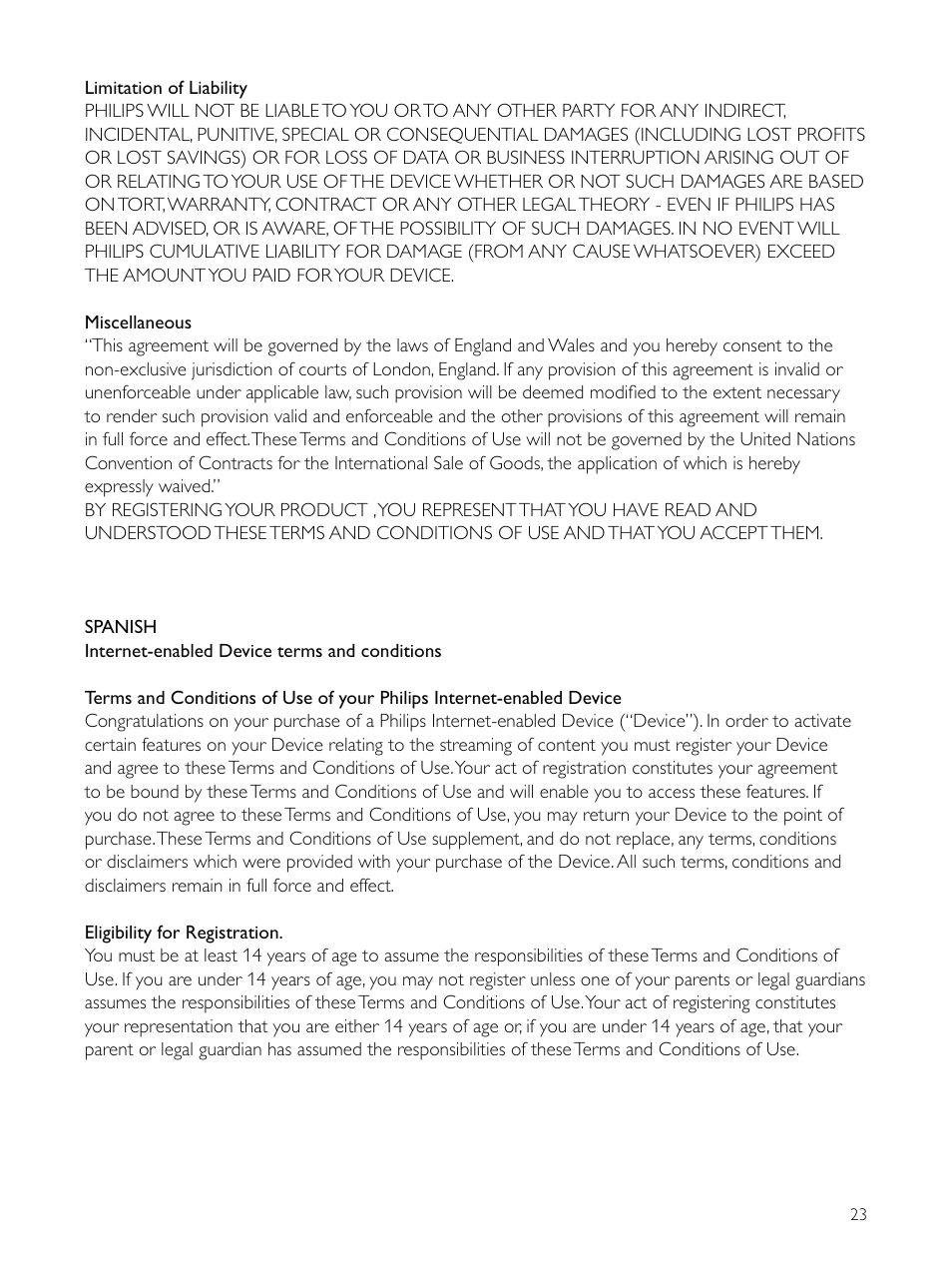 Philips CAM200 User Manual | Page 23 / 40