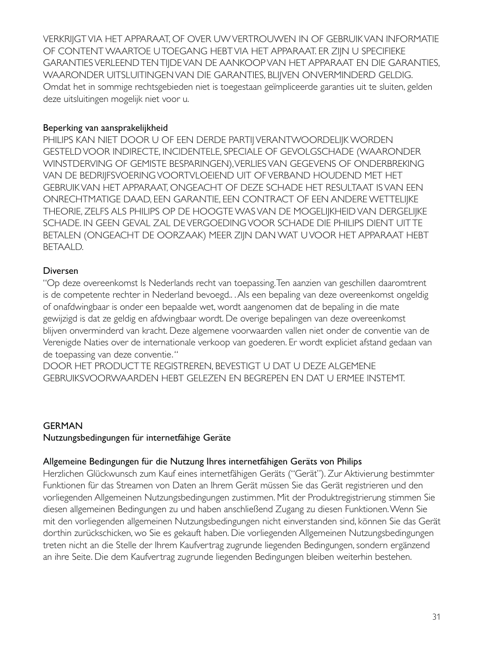 Philips CAM200 User Manual | Page 31 / 40