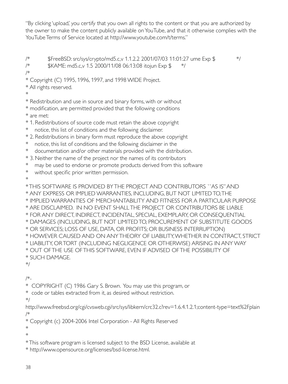 Philips CAM200 User Manual | Page 38 / 40