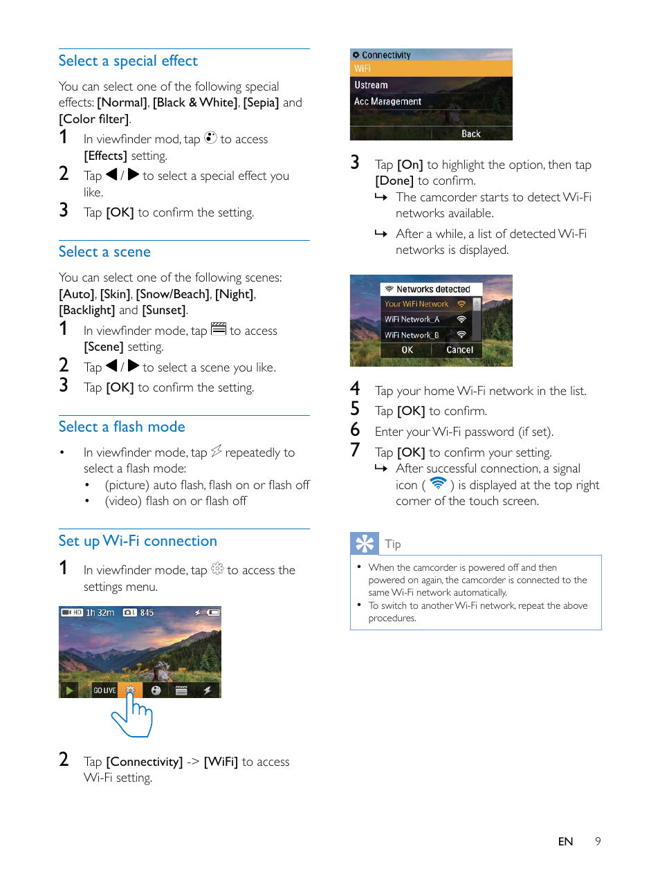 Philips CAM200 User Manual | Page 9 / 40