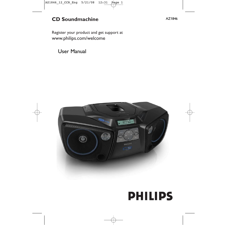 Philips AZ1846 User Manual | 16 pages