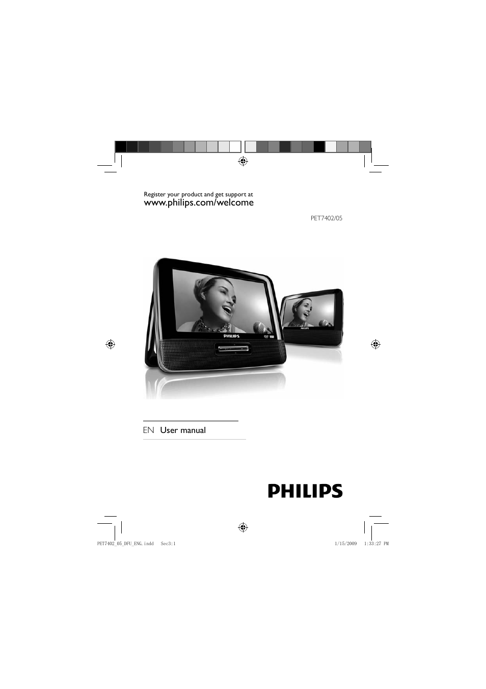 Philips PET7402/05 User Manual | 22 pages