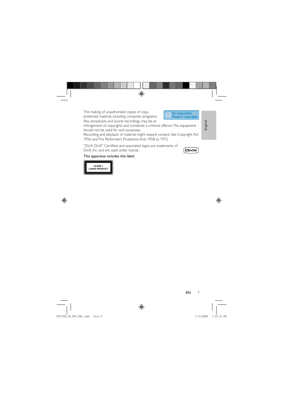 Philips PET7402/05 User Manual | Page 6 / 22