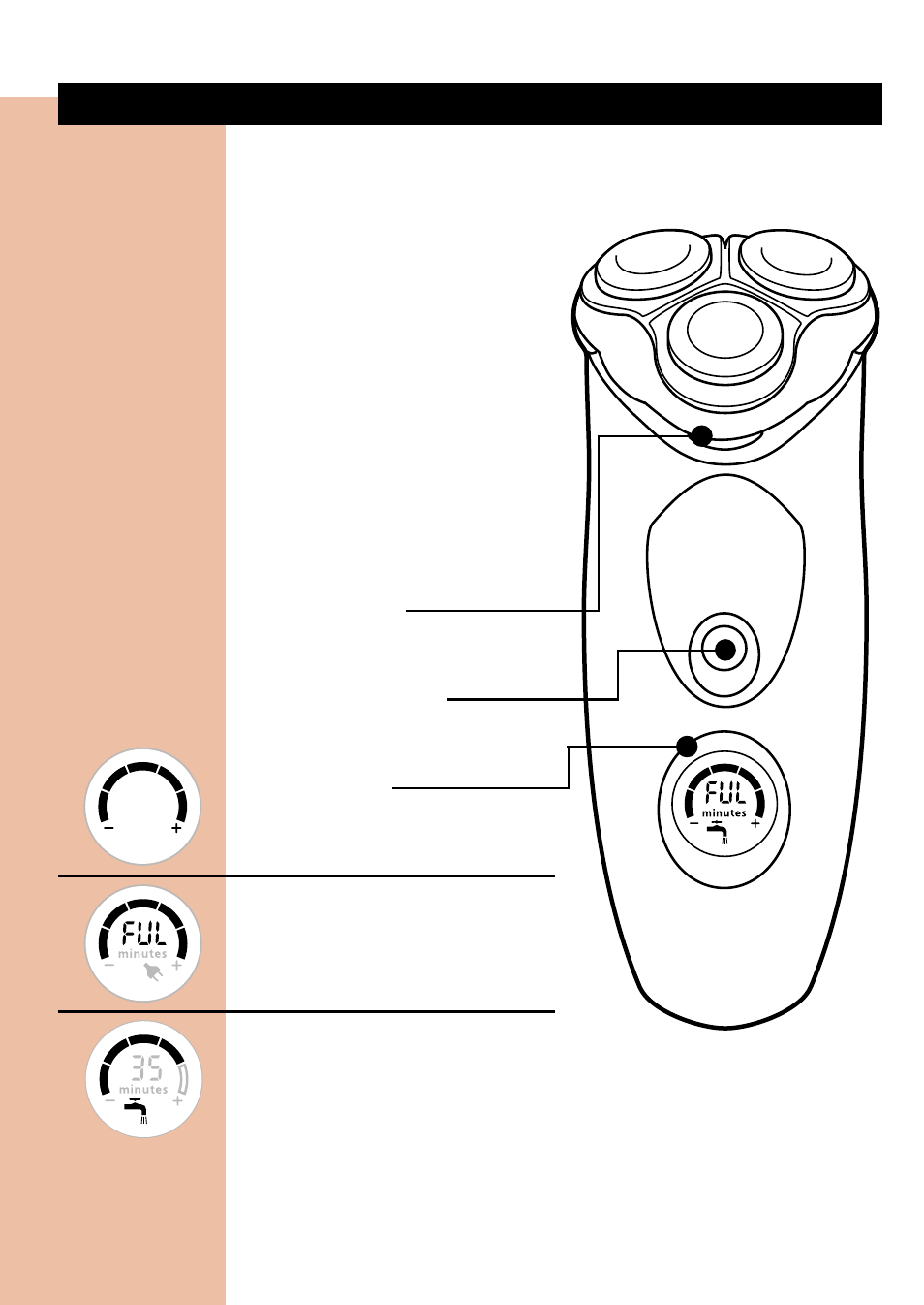 Philips NORELCO 85XL 3 User Manual | Page 24 / 35