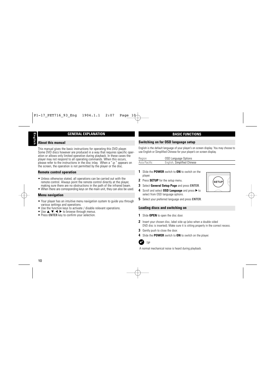 Philips PET716/93 User Manual | Page 9 / 17