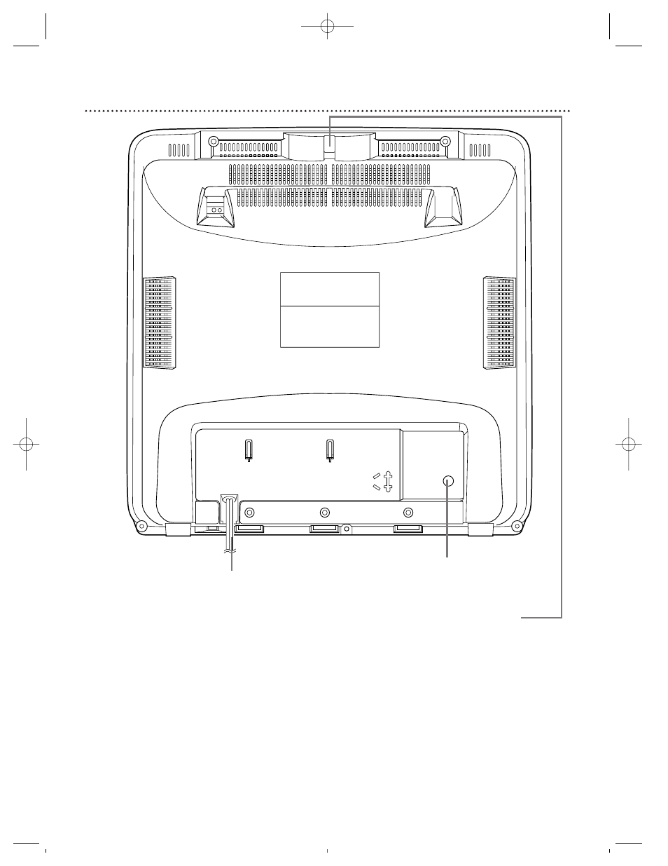 Rear panel 21 | Philips CCZ191AT User Manual | Page 21 / 52