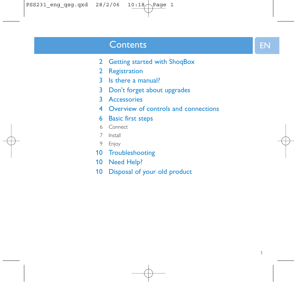 Philips GOGEAR PSS231 User Manual | Page 5 / 15