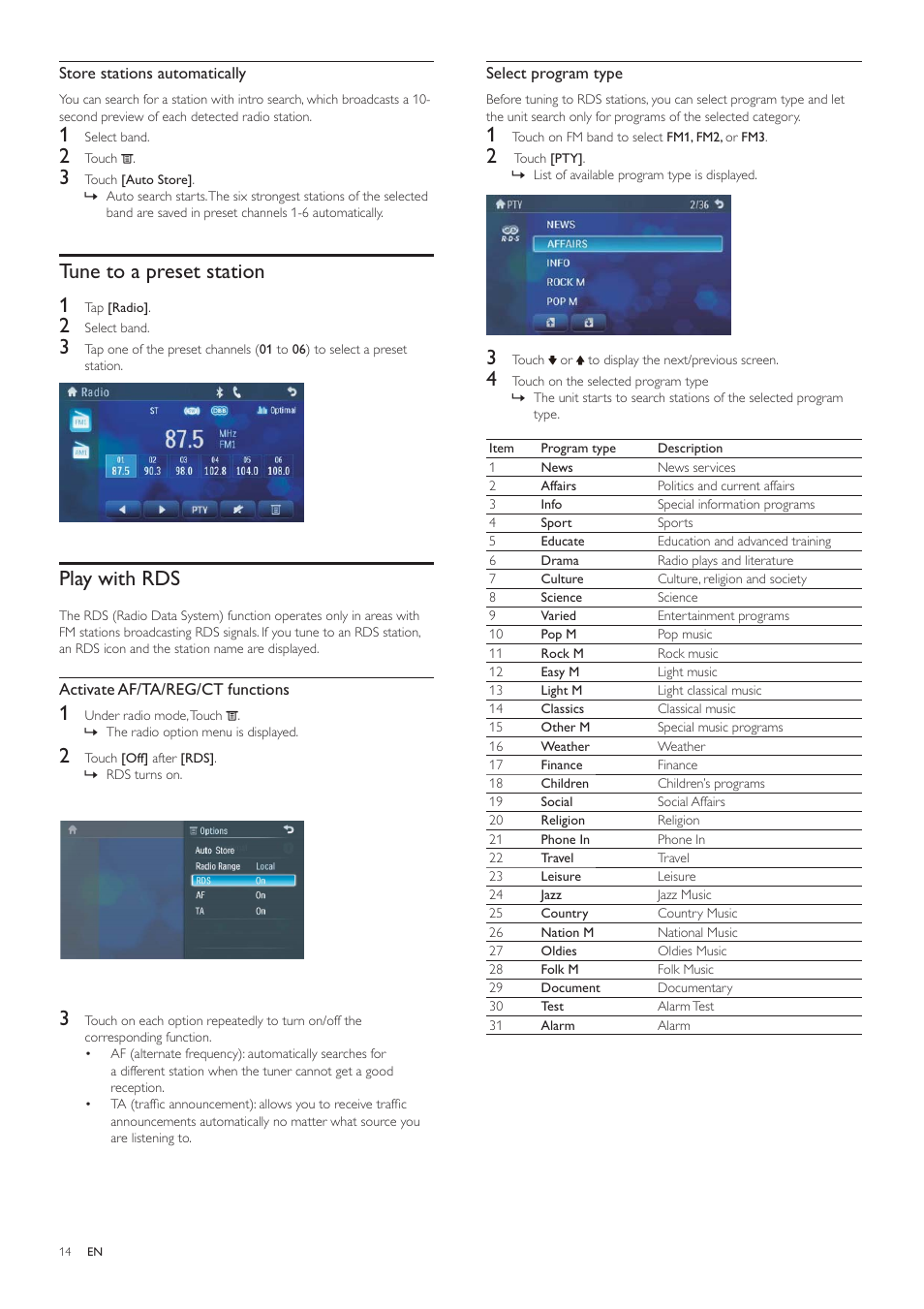 Philips CED1700 User Manual | Page 14 / 25