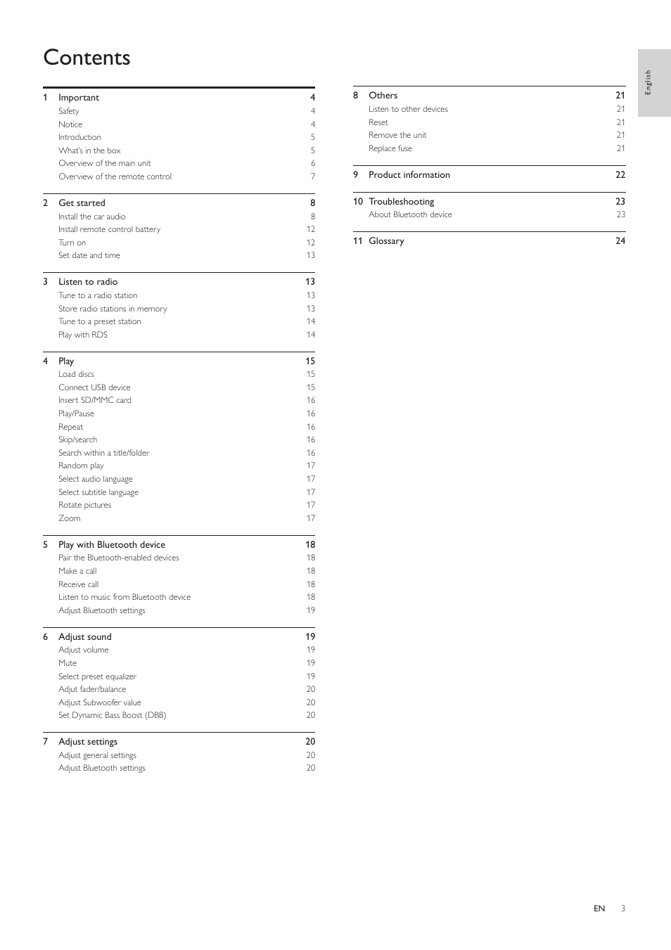 Philips CED1700 User Manual | Page 3 / 25