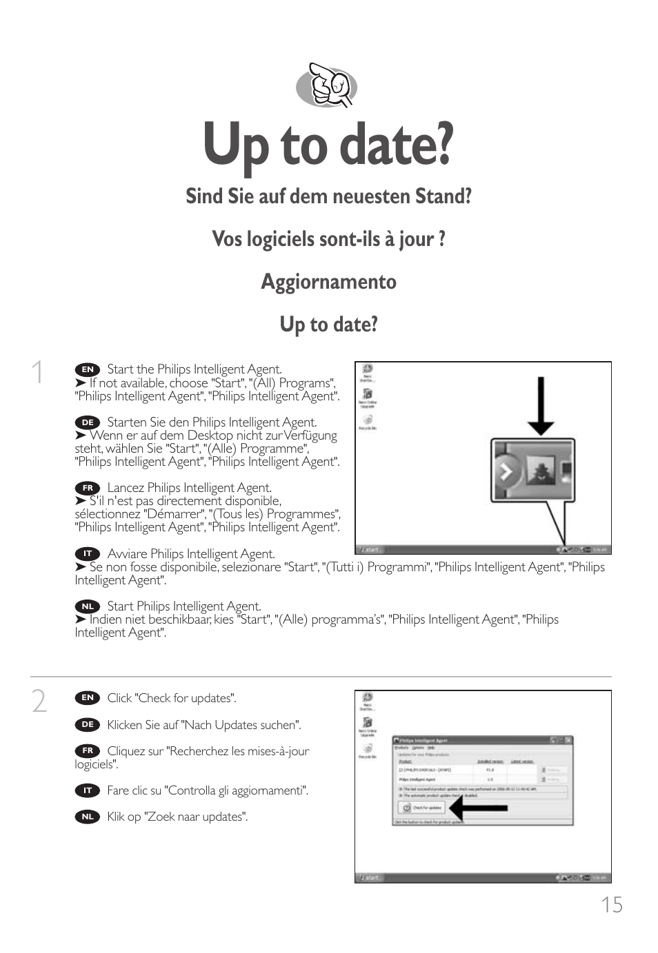 Up to date | Philips Nero 7 User Manual | Page 15 / 112