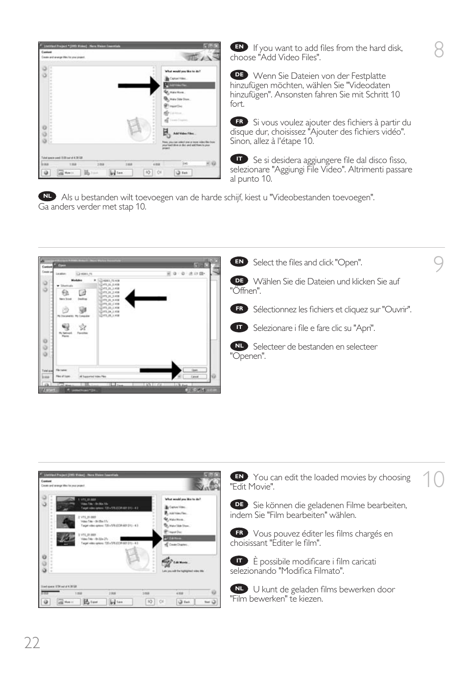 Philips Nero 7 User Manual | Page 22 / 112