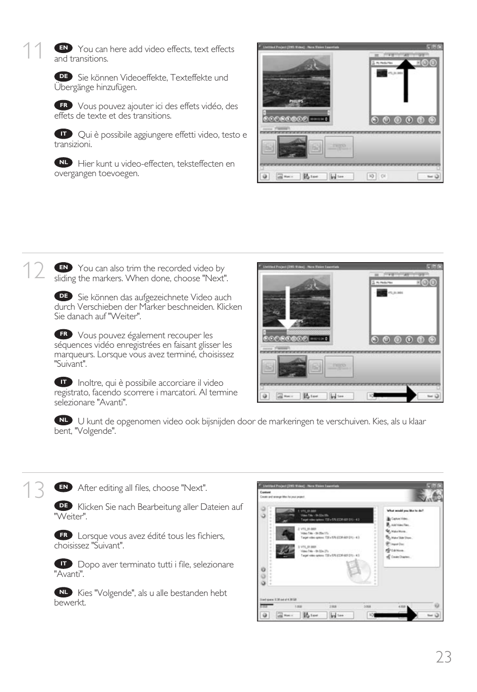 Philips Nero 7 User Manual | Page 23 / 112