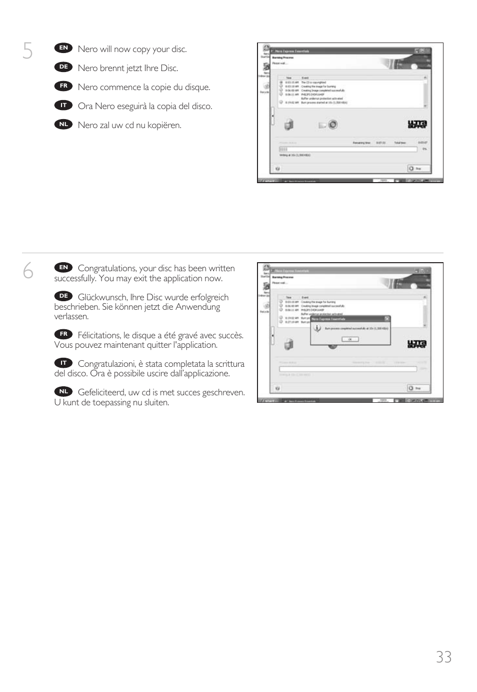 Philips Nero 7 User Manual | Page 33 / 112