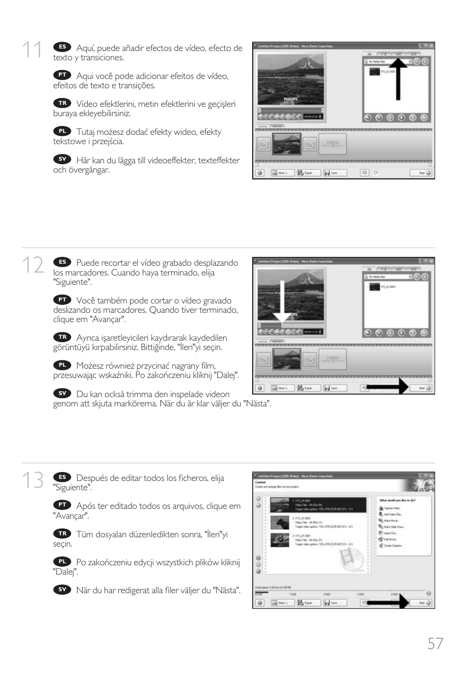 Philips Nero 7 User Manual | Page 57 / 112