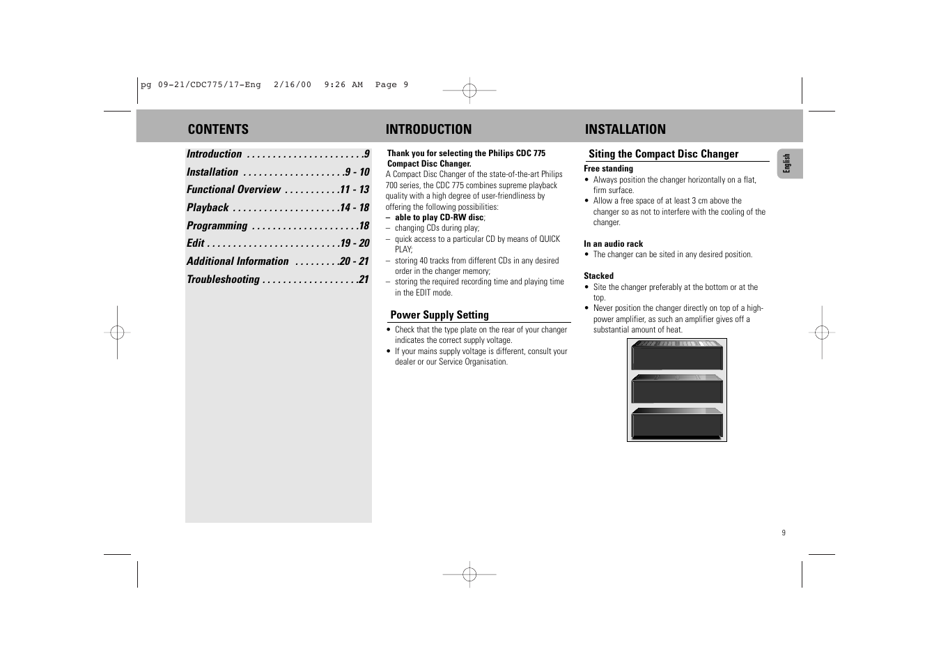 Philips CDC775BK User Manual | 13 pages