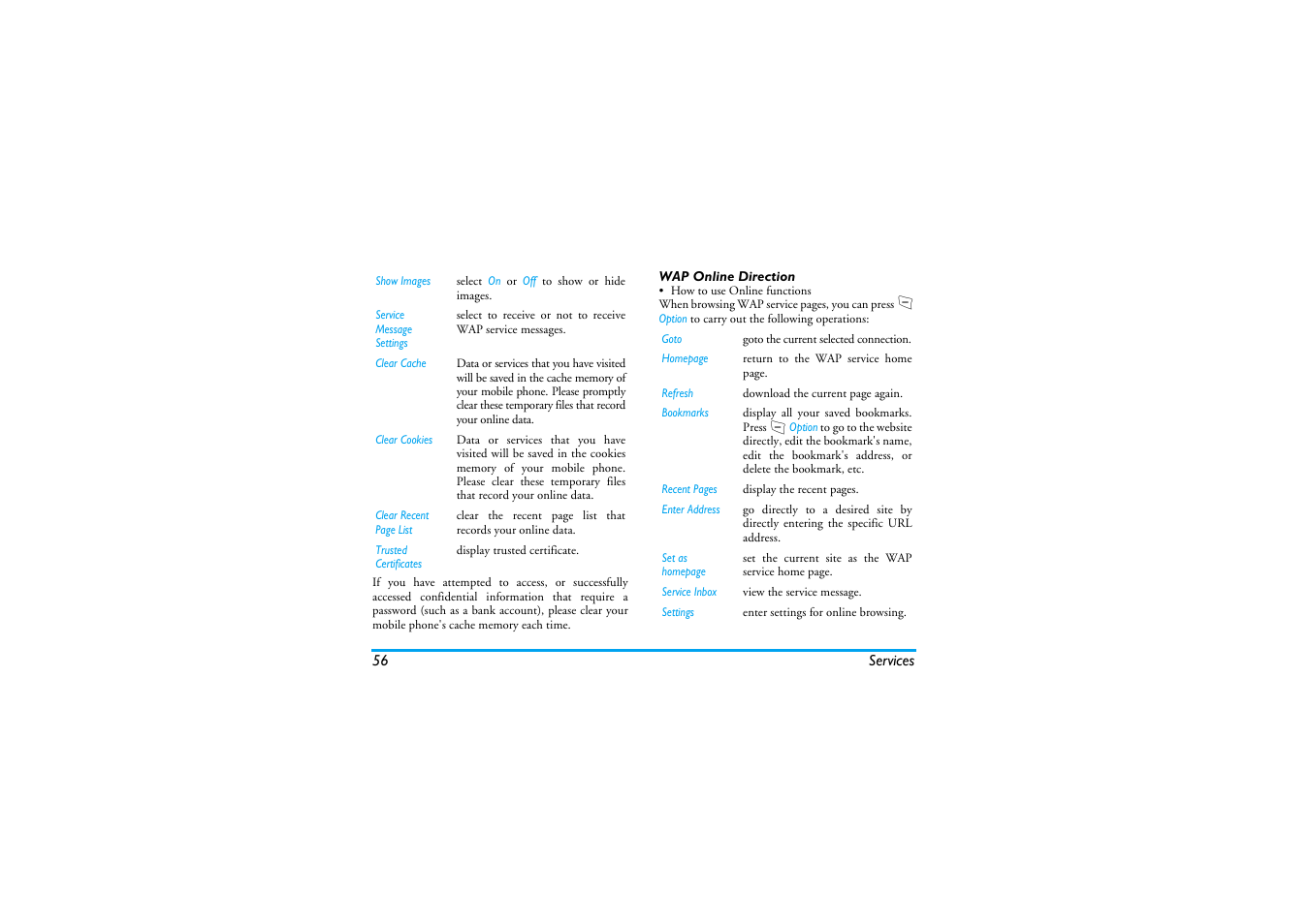 Philips S890 User Manual | Page 57 / 75