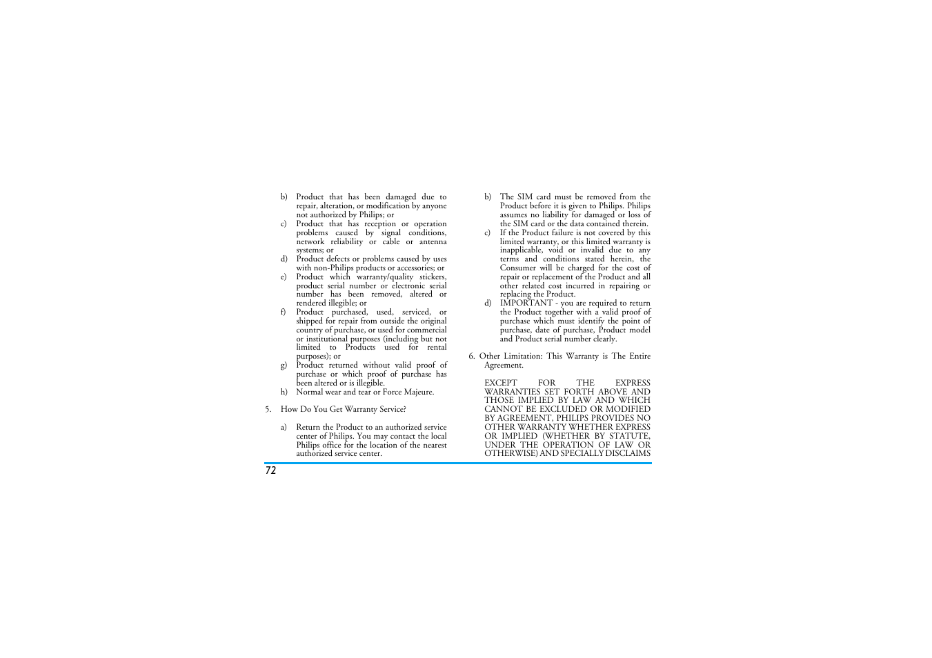 Philips S890 User Manual | Page 73 / 75