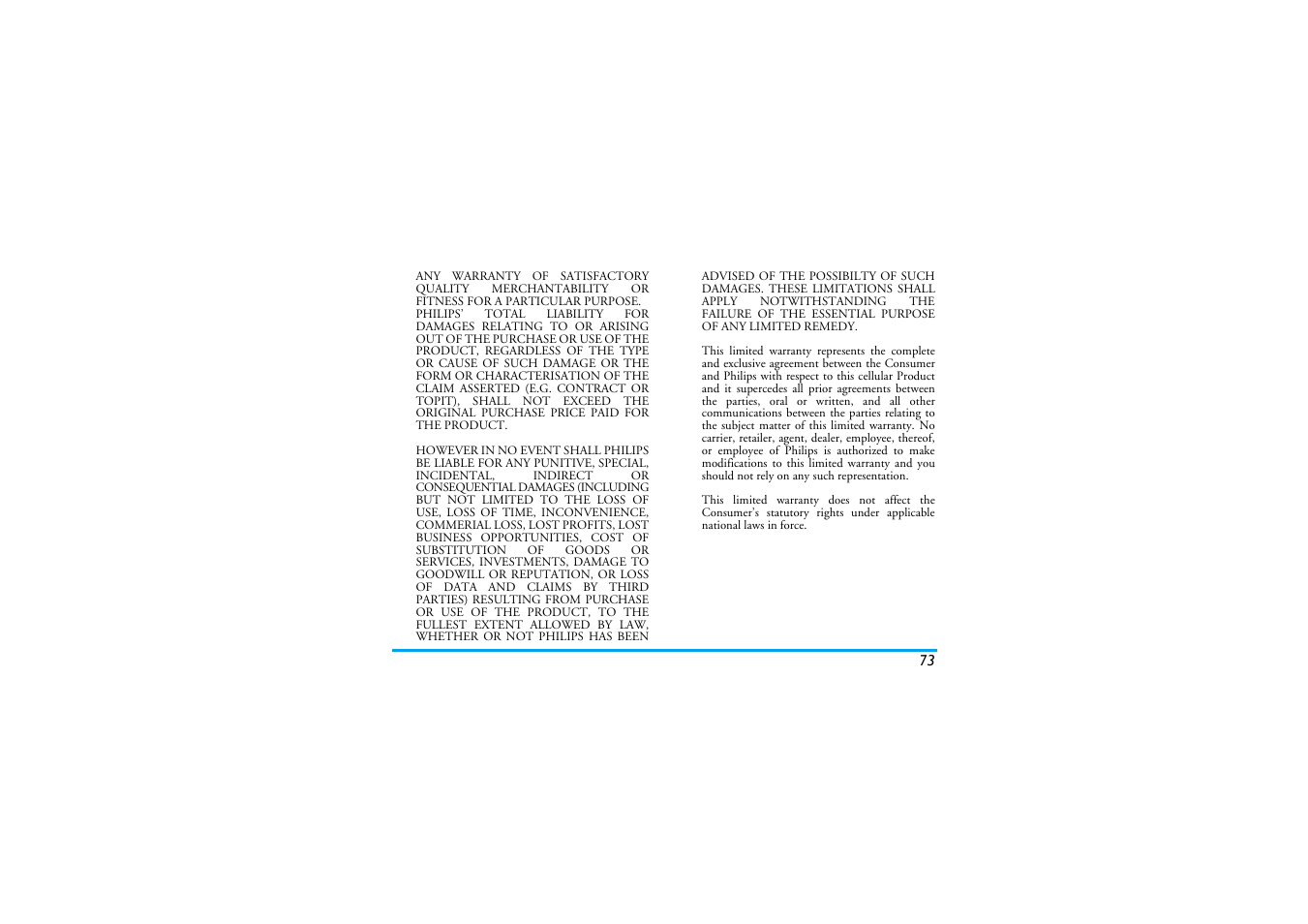 Philips S890 User Manual | Page 74 / 75