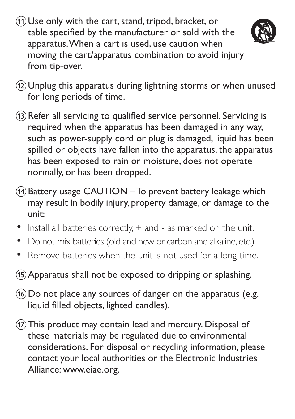 Philips AJ3551/12 User Manual | Page 4 / 20