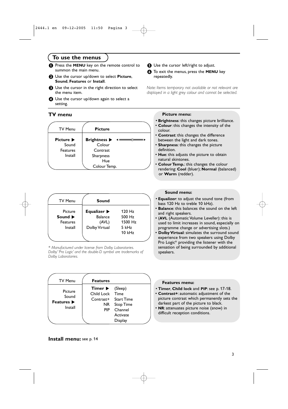 Philips 42PF5320/79 User Manual | Page 5 / 28