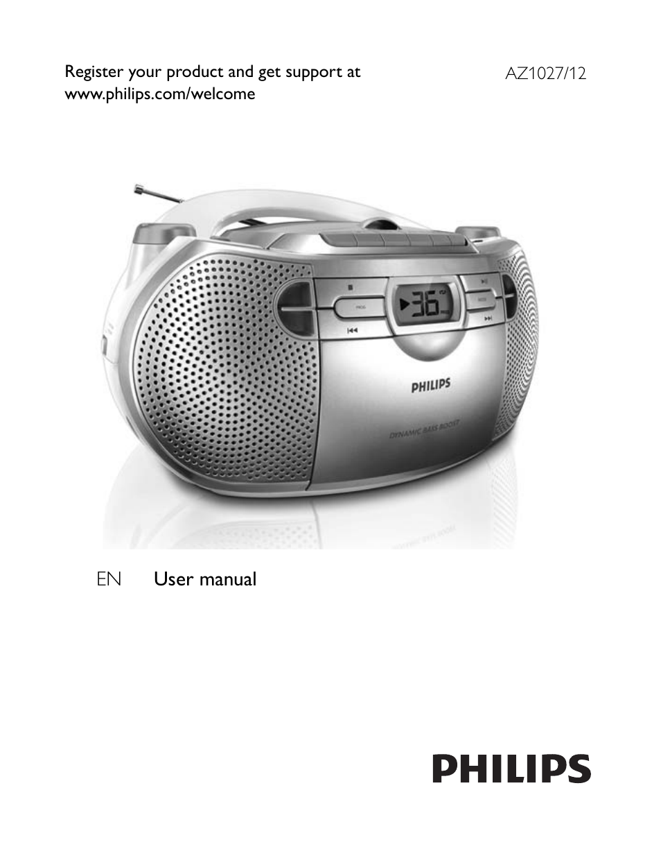 Philips AZ1027/12 User Manual | 16 pages