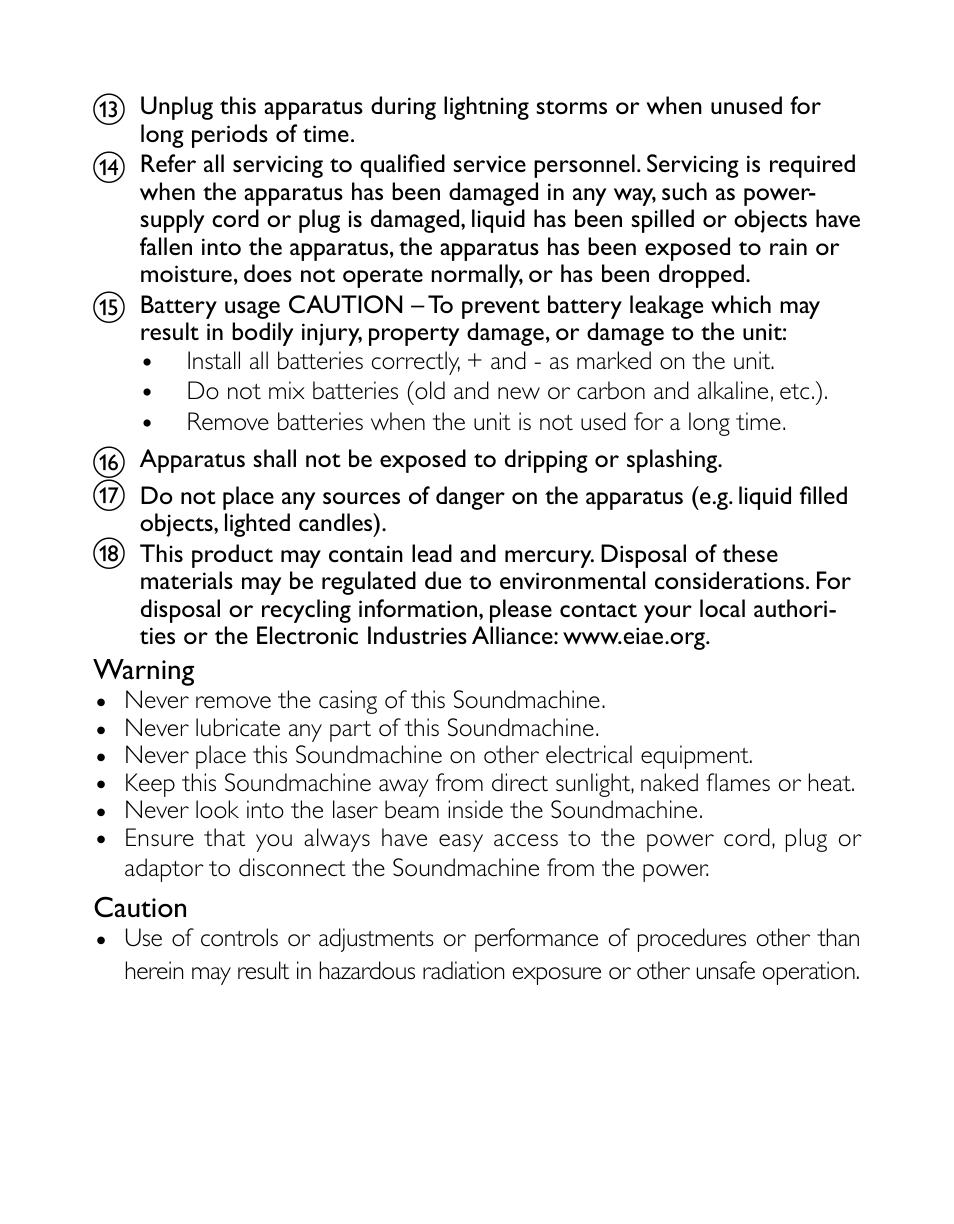 Philips AZ1027/12 User Manual | Page 5 / 16