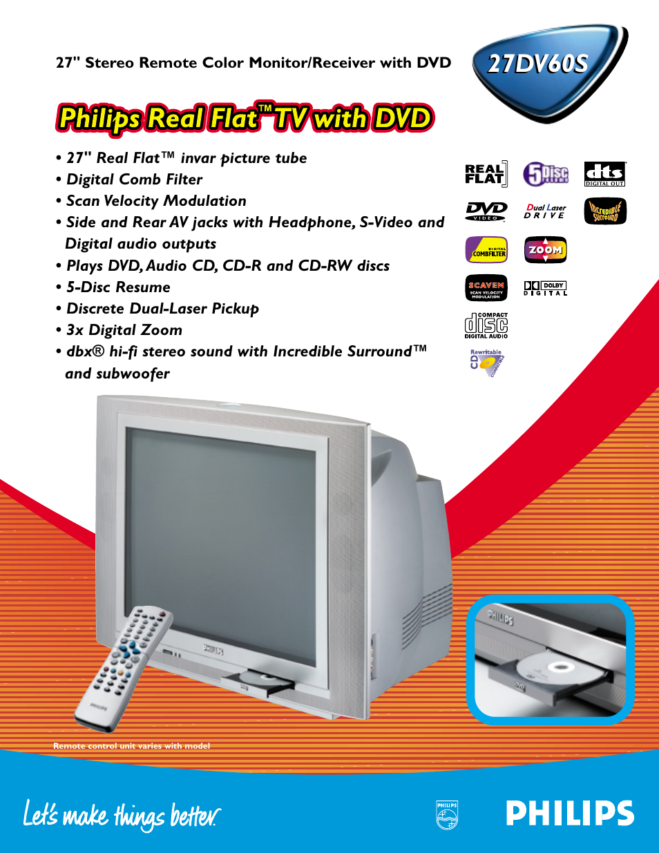 Philips 27DV 60S User Manual | 2 pages