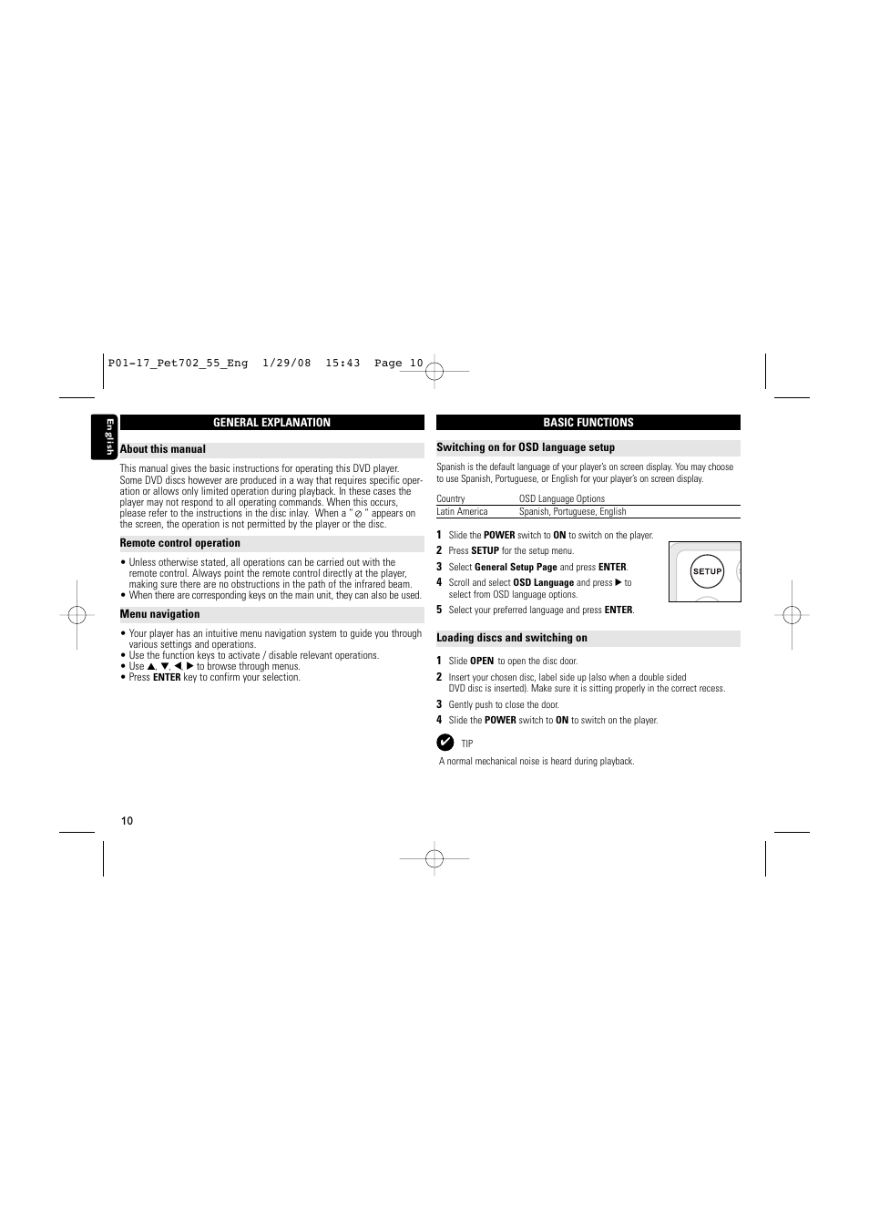 Philips PET702/77 User Manual | Page 10 / 18