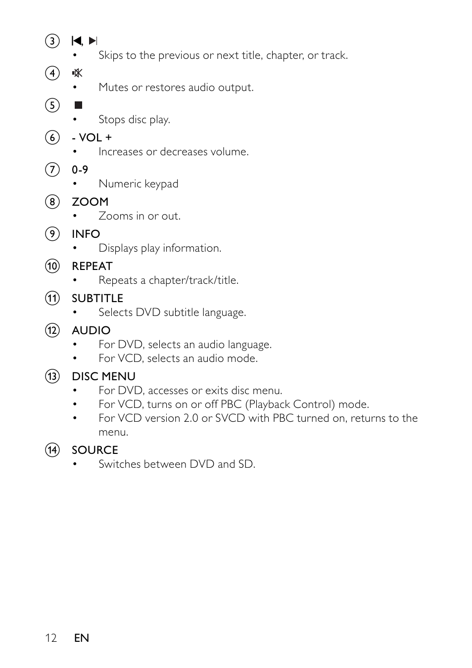 Philips PET744/12 User Manual | Page 11 / 20