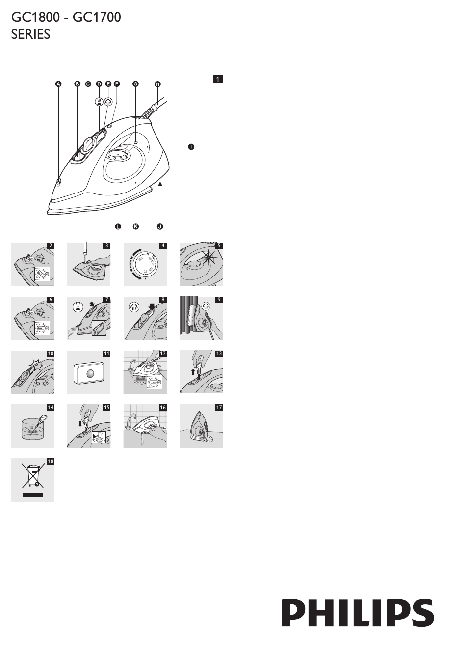 Philips GC1814 User Manual | 9 pages