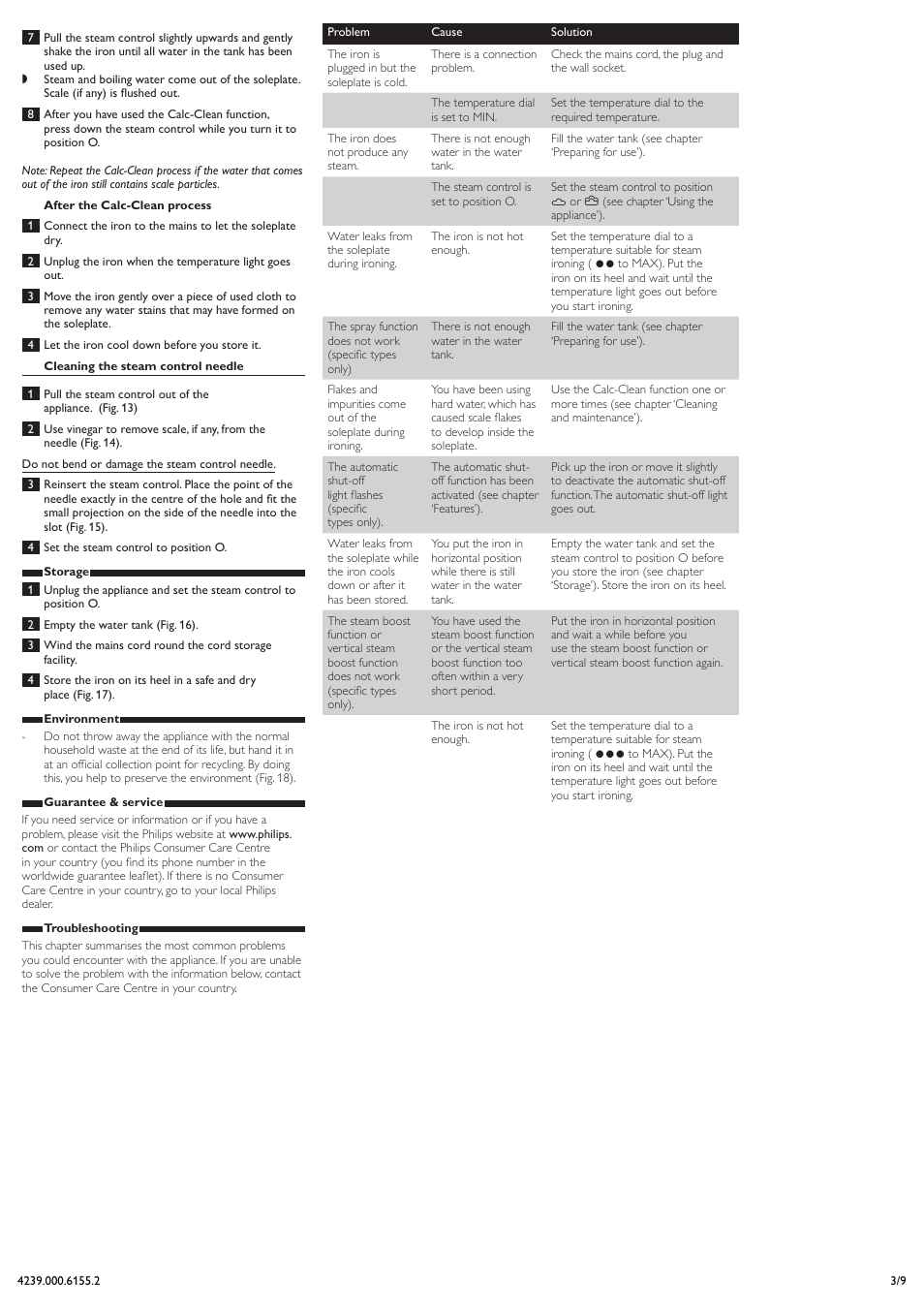Philips GC1814 User Manual | Page 3 / 9