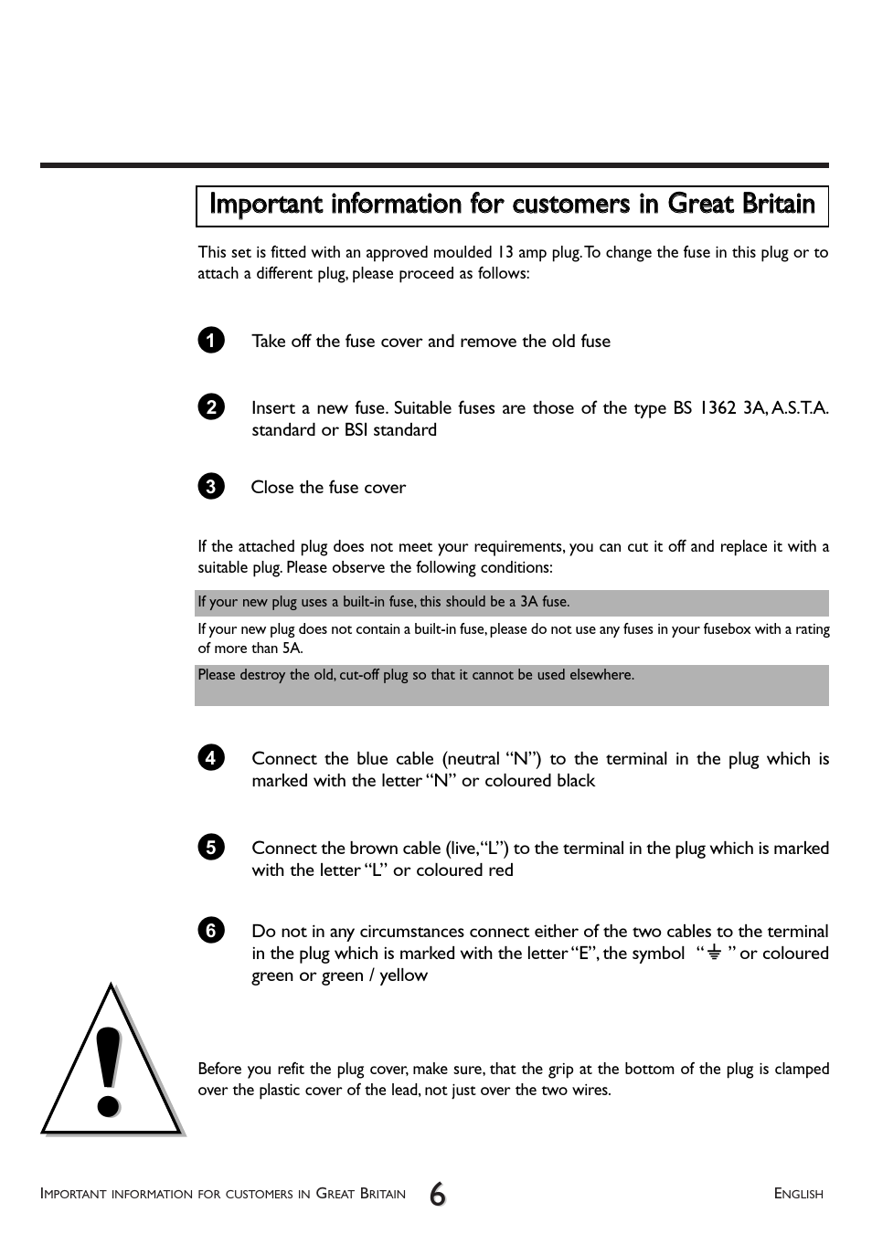 Philips VR 510/07 User Manual | Page 6 / 48