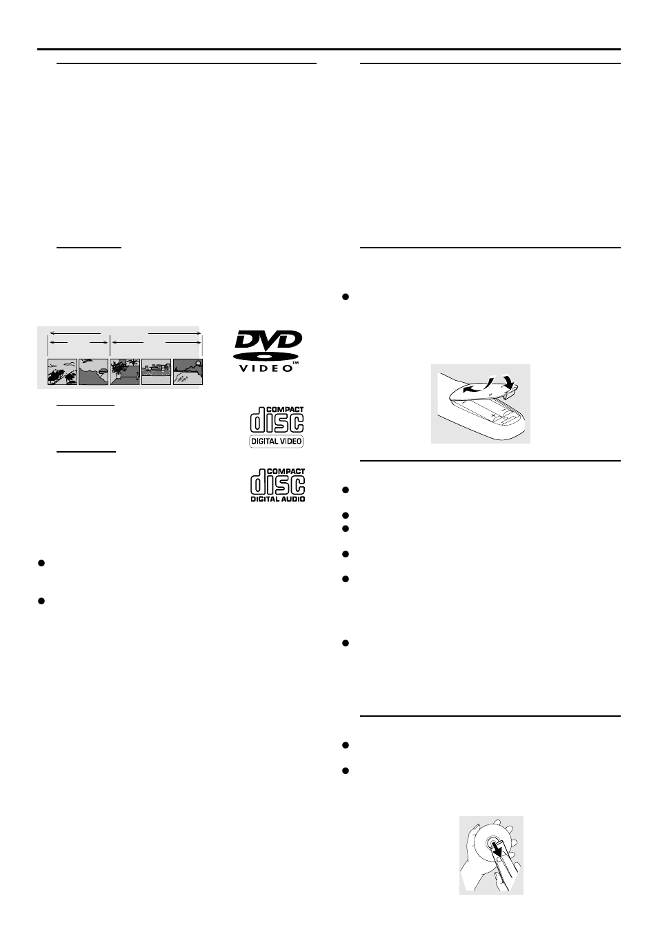 Introduction, Philips dvd video introduction, Unpacking | Remote control battery installation, Safety information, Cleaning discs | Philips DVD714 User Manual | Page 7 / 26