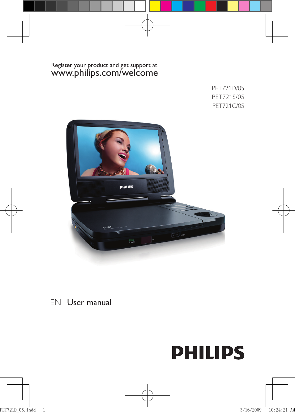 Philips PET721C/05 User Manual | 19 pages